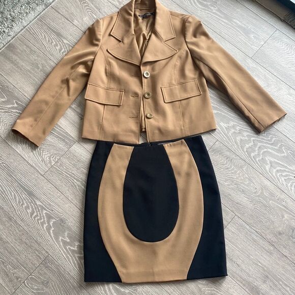 Sandra Angelozzi Vintage Retro Skirt Suit - Picture 1 of 13